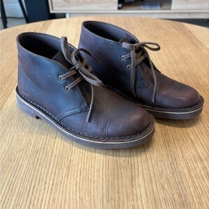 Clarks Women's Dark Brown Chukka Boots